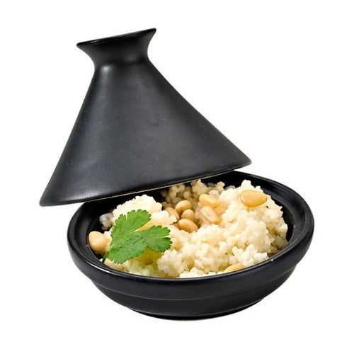 Black Mini Reusable Tajine 3oz D:3.15in H:3.1in - 4 pcs